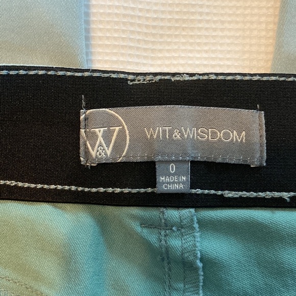Wit & Wisdom Ab Solutions Ankle pants Size 0 Color Dusty Slate - Picture 4 of 12